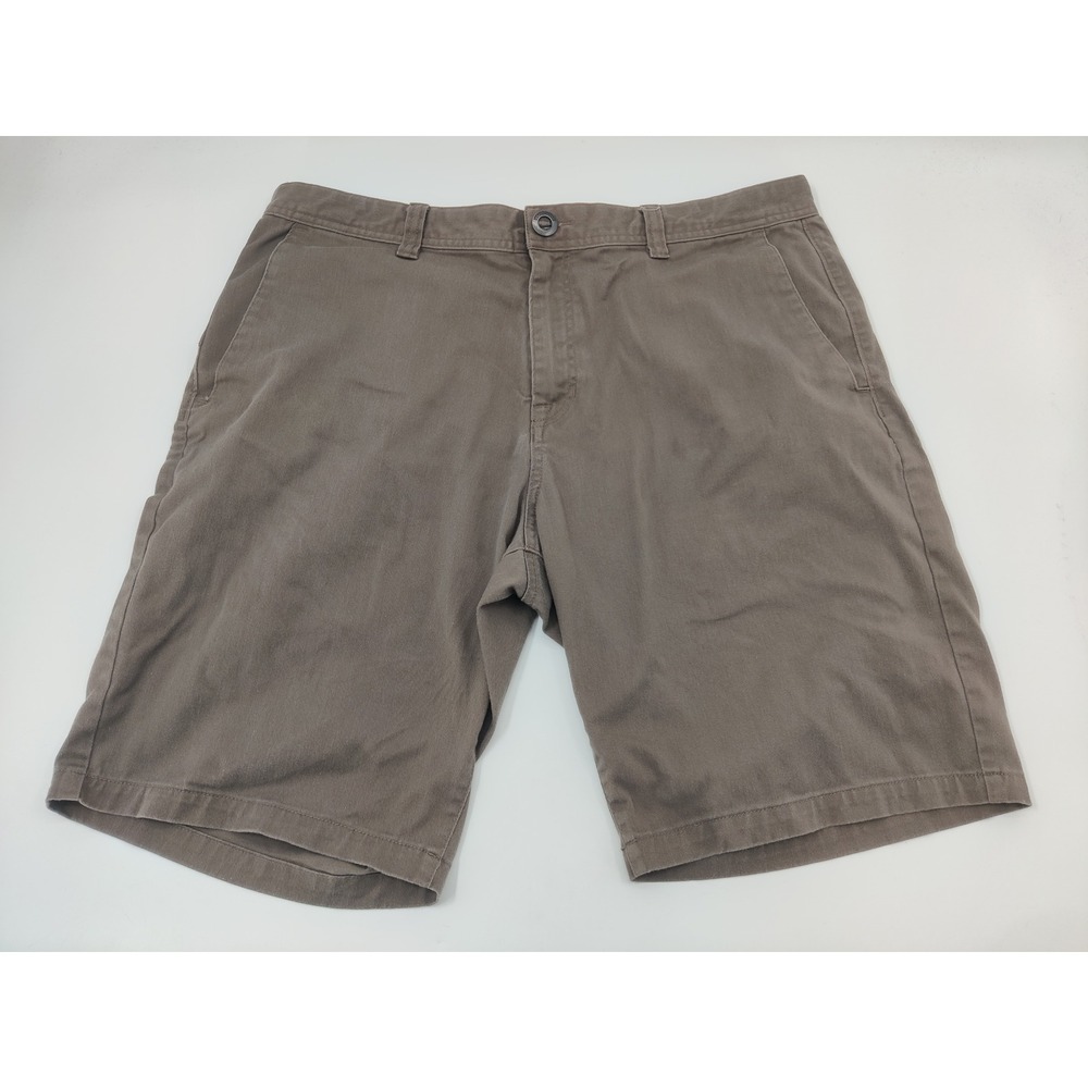 Volcom True To This Mens‎ Shorts Size 38 Brown Chino Casual